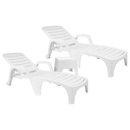Set 2 Reposeras Carilo + Mesa Sunset