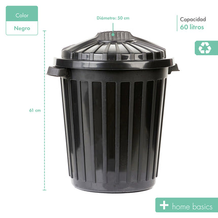 Cesto de Residuos Americano 60 litros