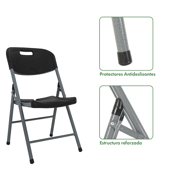 Set de 2 Sillas Plegables Paris