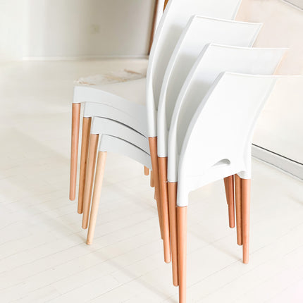 Mesa Rectangular Eames 120x80 + 6 Sillas Cannes