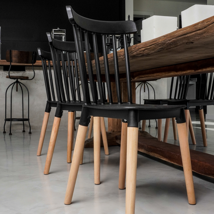 Set de 6 Sillas de diseño Windsor