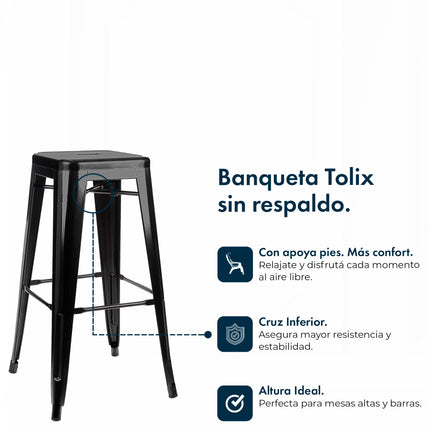 Banqueta Tolix 76cm
