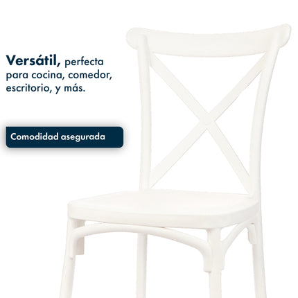 Set Combo X6 Sillas de Diseño Katrina