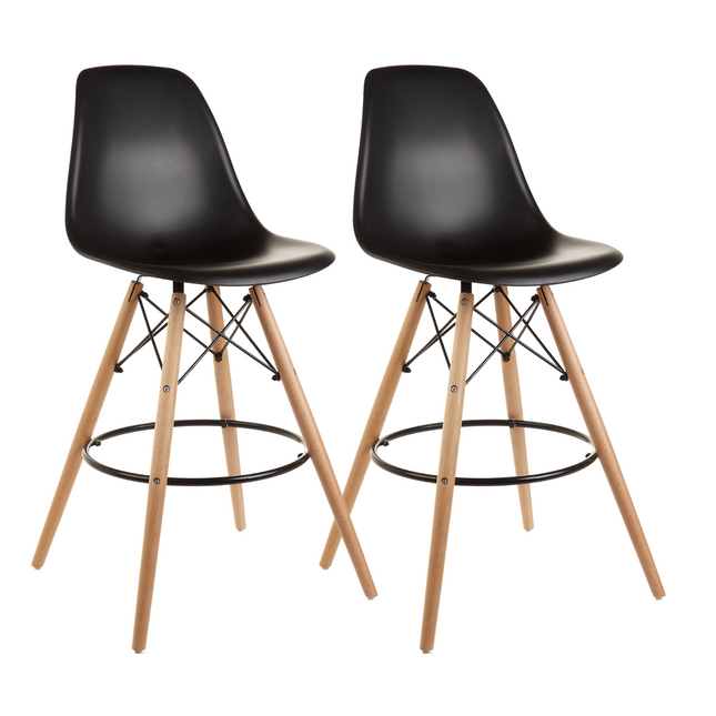 Set 2 Banquetas Taburete Eames