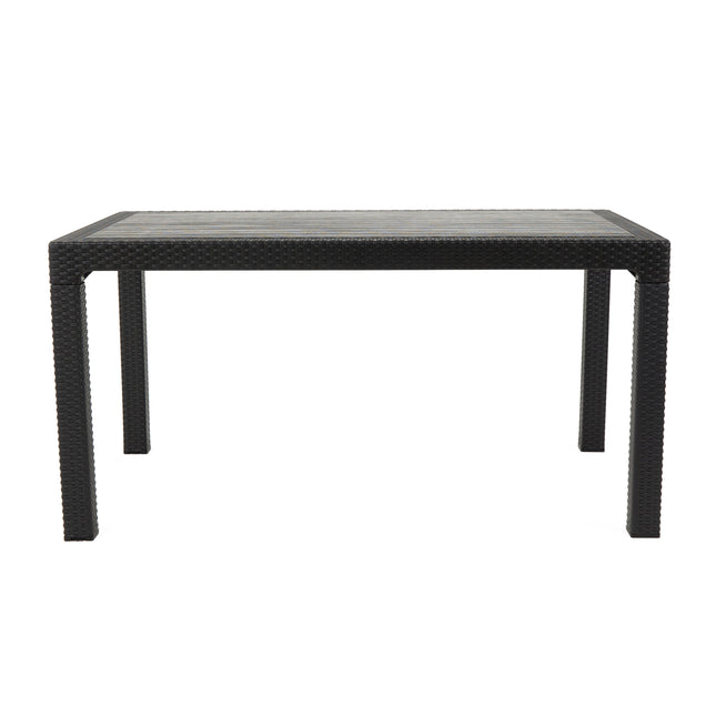 Mesa Niza + 4 Sillones Ibiza Rattan