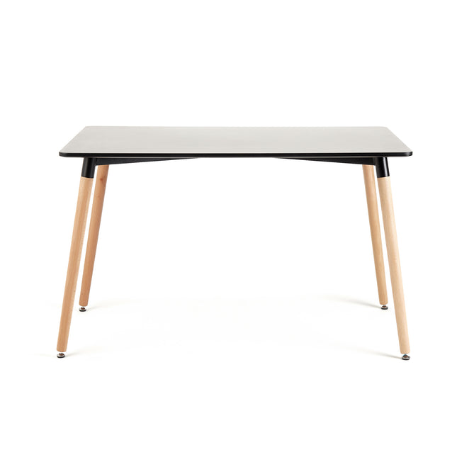 Mesa Rectangular Eames 120x80 + 4 Sillas Windsor