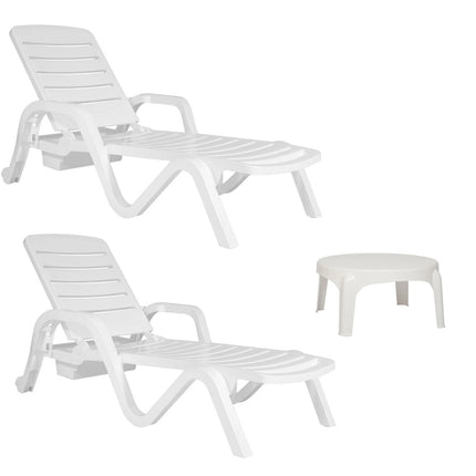 Set 2 Resposeras Toronto + Mesa Puket