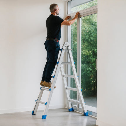 Escalera Multifunción Extensible de 10 Escalones