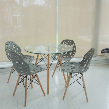 Set de 4 Sillas de Diseño Eames Akron