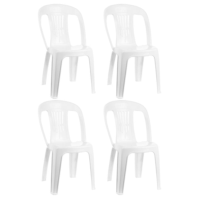 Set 4 Sillas Plasticas Antonella