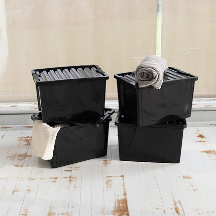 Set 6 Contenedores De Plastico Life Box 40 Lts