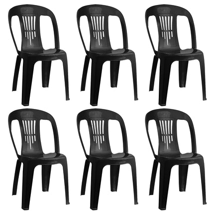 Set 6 Sillas Plasticas Antonella