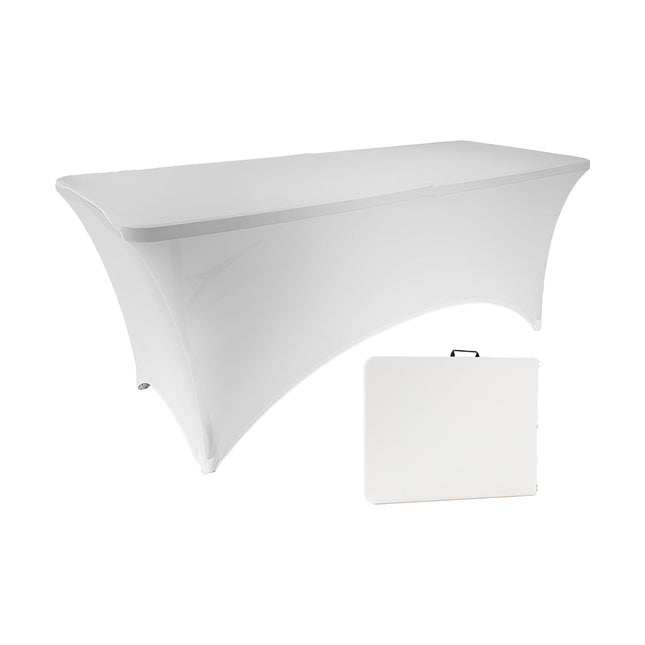 Combo Mesa Picnic Blanca 180cm + Mantel