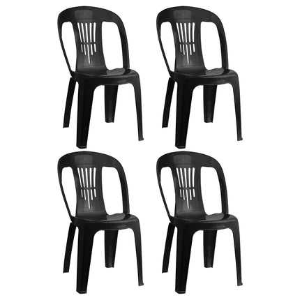 Set 4 Sillas Plasticas Antonella