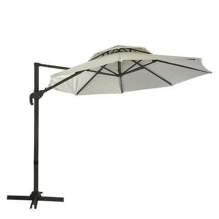 Sombrilla Lateral Beige 3 mts