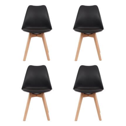 Set 4 Sillas de Diseño Tulip
