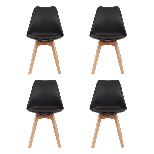 Set 4 Sillas de Diseño Tulip