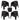 Set 4 Sillones Ibiza Rattan + Mesa Capri
