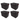Set 4 Contenedores De Plástico Heavy Box 95 Lts
