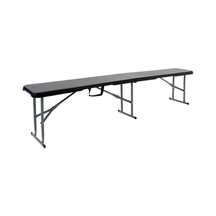 Set Mesa Plegable Picnic 1.80 cm mas 2 Bancos Plegables