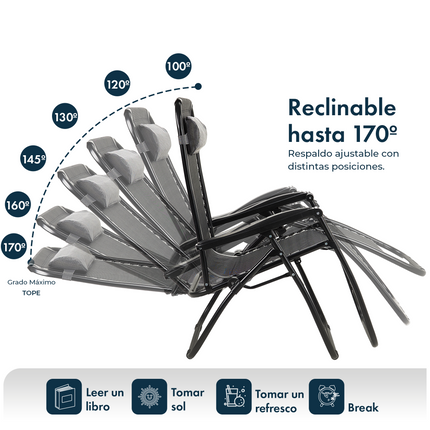 Set 2 Reposeras Gravedad Cero