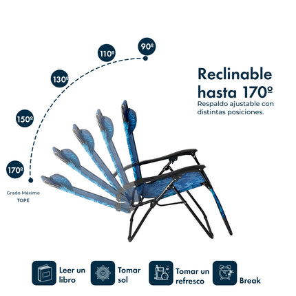 Set de 2 Reposeras Gravedad Cero Best
