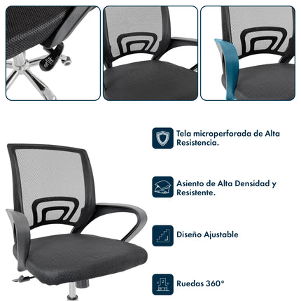 Silla de Oficina Mesh Ergonomica