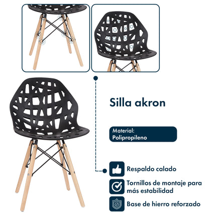 Silla de Diseño Eames akron