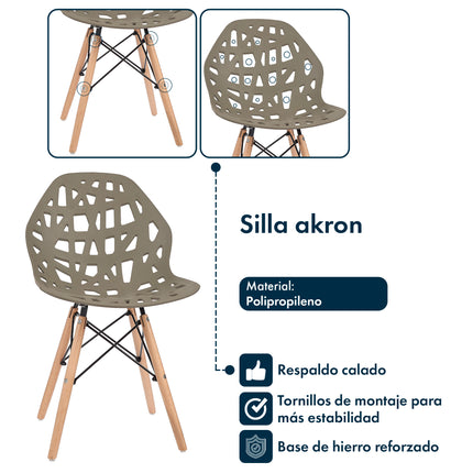 Silla de Diseño Eames akron