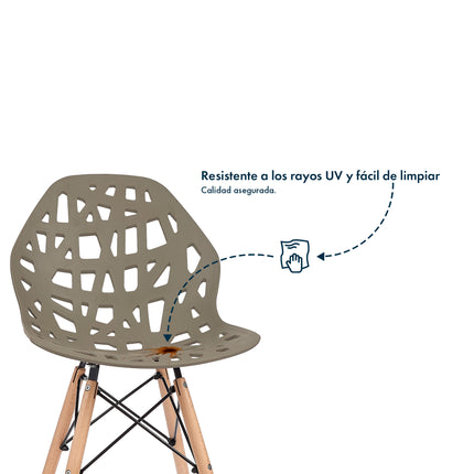 Silla de Diseño Eames akron