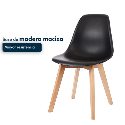 Set 4 Sillas de diseño Magnolia