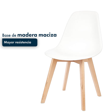 Set 4 Sillas de diseño Magnolia