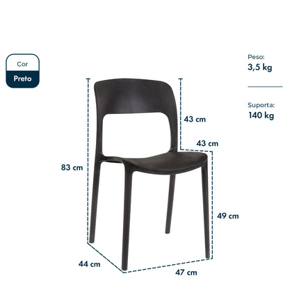 Set 6 Sillas de Diseño Nina