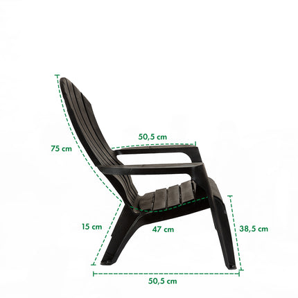 Set 4 Sillones Miami + Mesa Puket