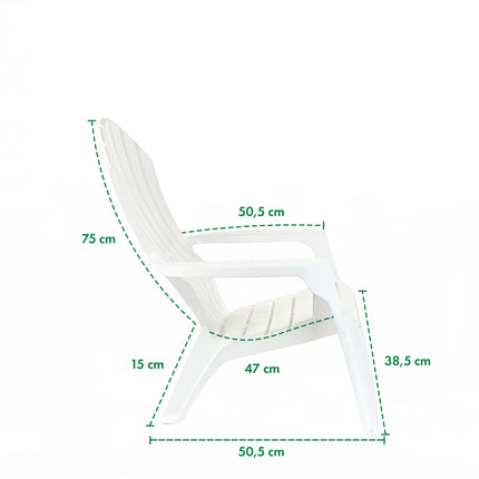 Set 4 Sillones Miami + Mesa Puket