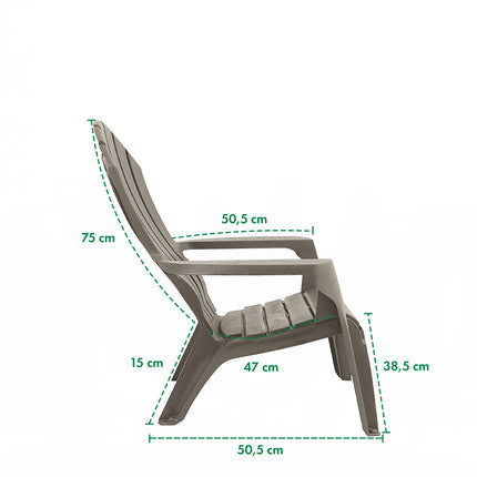 Set 4 Sillones Miami + Mesa Puket