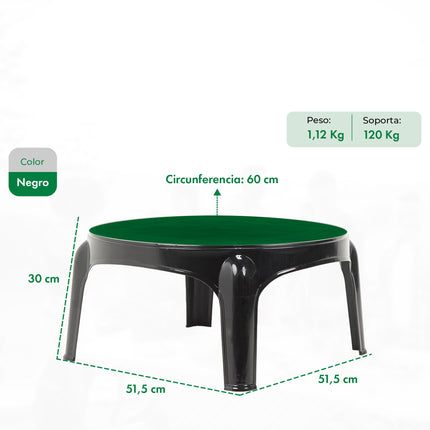 Set 4 Sillones Miami + Mesa Puket