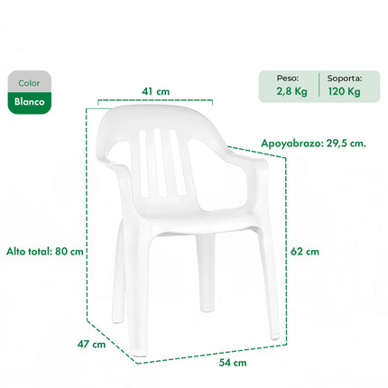 Set 4 Sillas Pasadena