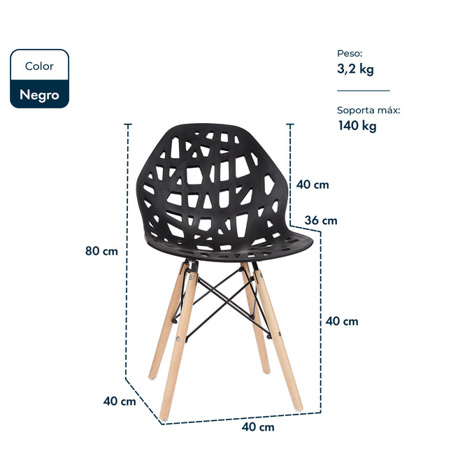 Silla de Diseño Eames akron