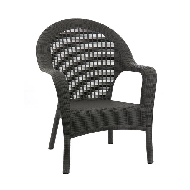 Set 4 Sillones Qatar Rattan + Mesa Capri