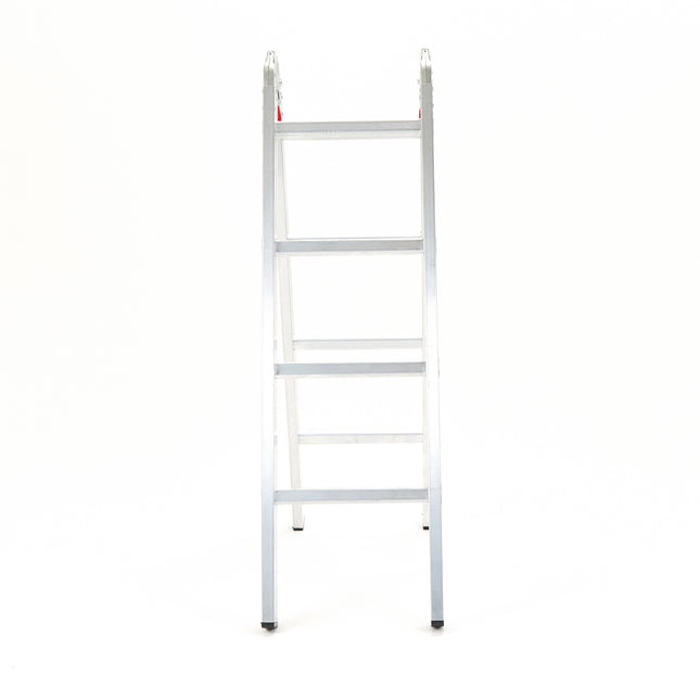 Escalera Tijera de Aluminio 8 Escalones 2,22 Mts