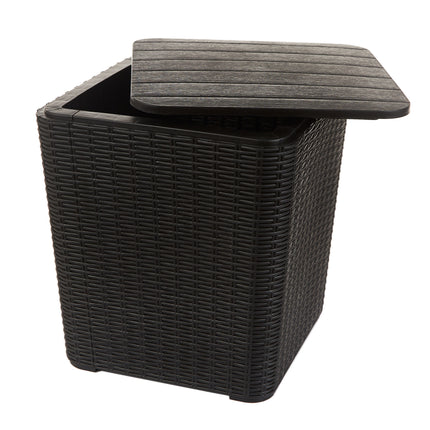 Set 4 Sillones Ibiza Rattan + Mesa Capri