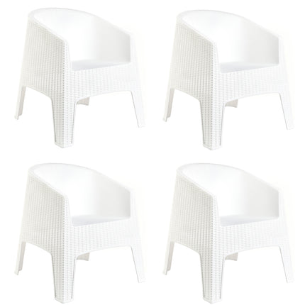 Set 4 Sillones Ibiza Rattan