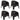 Set 4 Sillones Ibiza Rattan