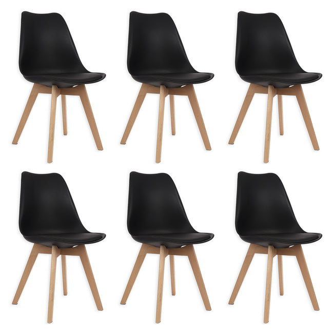 Set 6 Sillas de Diseño Tulip