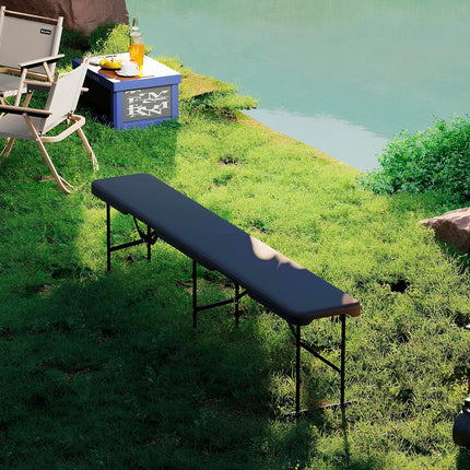 Set Mesa Plegable Picnic 1.80 cm mas 2 Bancos Plegables