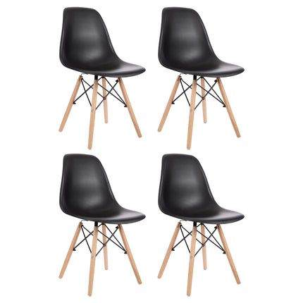 Set de 4 Sillas de Diseño Eames