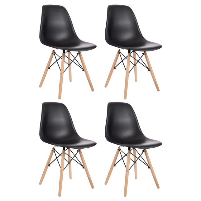 Set de 4 Sillas de Diseño Eames