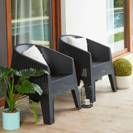 Set 2 Sillones Ibiza Rattan