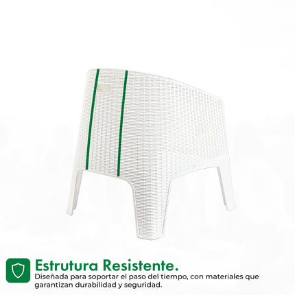Set 2 Sillones Ibiza Rattan